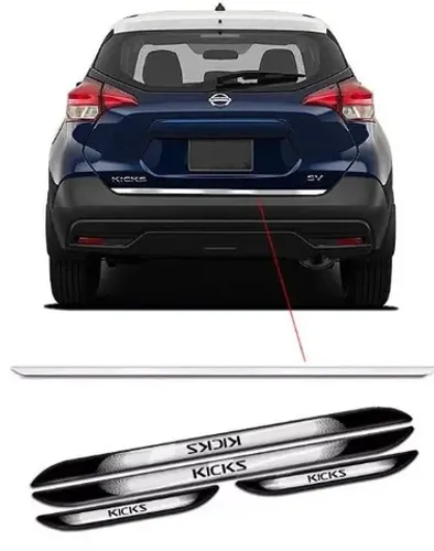 Kit Soleira Com Protetor Nissan Kicks 2016 2022