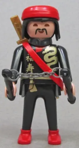 Playmobil figura série 2 Asistico com thaco e espada