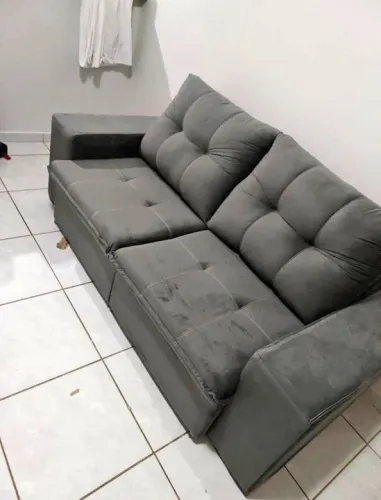 sofá retrátil reclinável madri