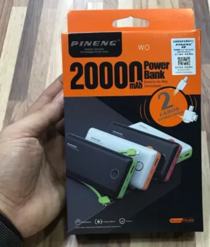 Carregador Portátil Power Bank Pineng Pn-959 20000mah Ultra Slim Universal