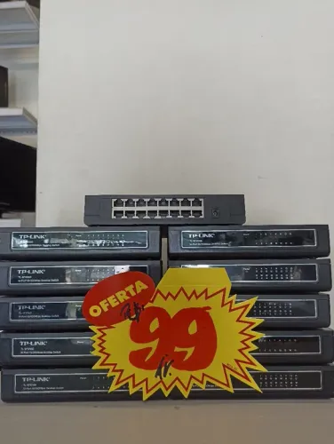 Switch TP-Link TL-SF1016D 16 Portas 10/100MBPS por 99,00 cada 