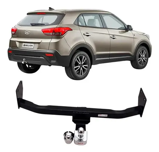 Engate Reboque Rabicho Fixo Hyundai Creta 2017 Até 2022