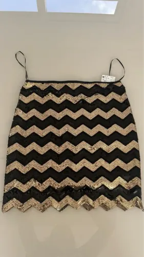 Saia em paetes TAM p