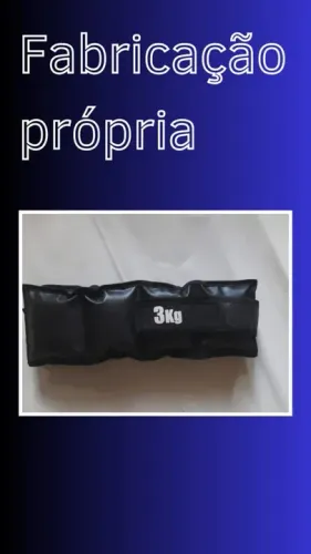 Par de Pesos de Tornozelo 3kg -  Fabricado com Material de Alta Qualidade!