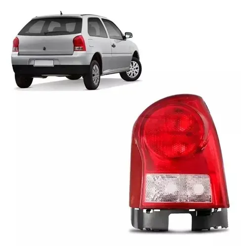 Lanterna Cristal Aba Vermelha Gol G4 2005 a 07 2008 Direito