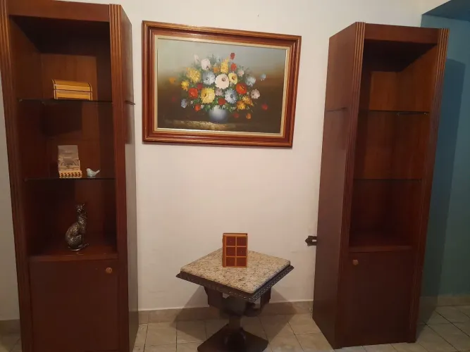 Estante de madeira maciça / móvel robusto / pode usar junto ou separado