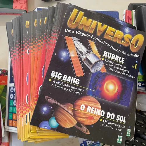Coleção 41 volumes revista universo viagem fantástica rumo infinito da Abril