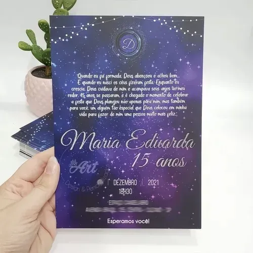 Impressão de convites personalizado, aniversário, eventos, casamento