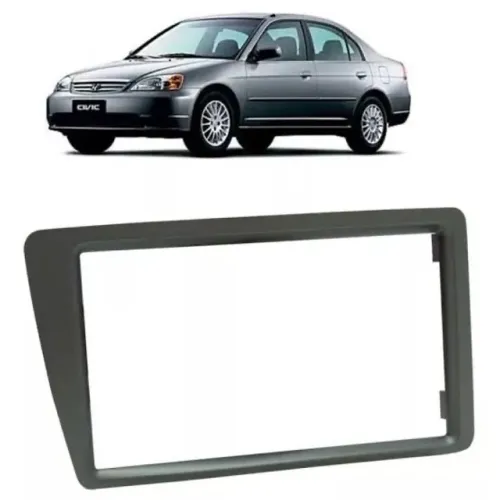 Moldura 2 din complemento do Honda Civic 2001 2002 2003 2004 2005