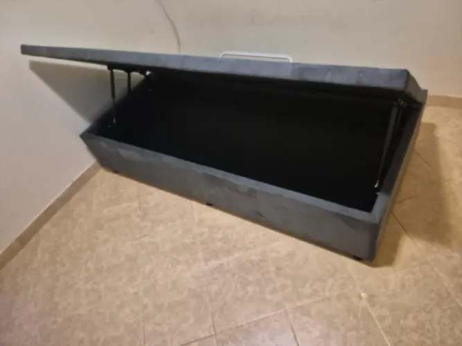 Box baú solteiro DIRETO DA FÁBRICA 100% blindado com MDF nas laterais. À PARTIR DE: