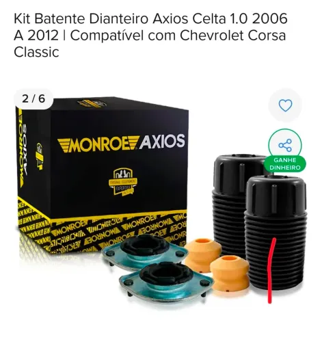 Kit suspensão corsa classic 