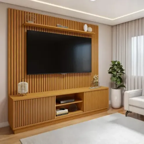 Rack Home com Painel Ripado 1,80 NOVO FRETE E MONTAGEM GRÁTIS