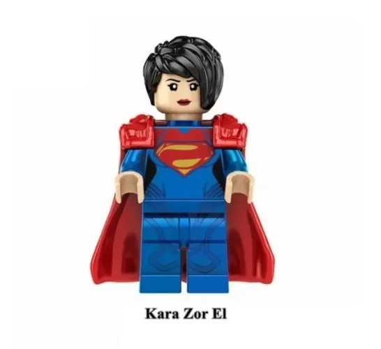 Minifigure Supergirl Dc miniatura de coleçao