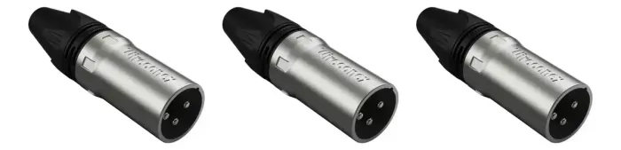 Kit Plug Conector De Linha Wireconex Xlr Macho Wc 1013 Ml Bk
