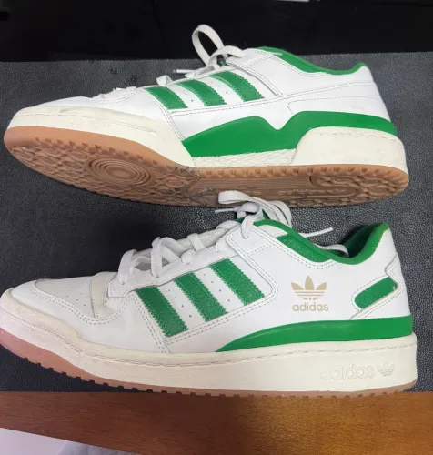 Tênis Adidas Fórum Low 43 Verde Branco