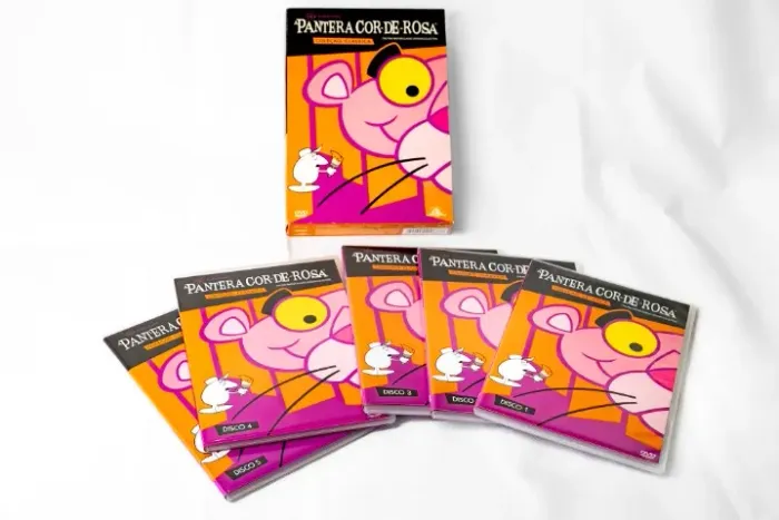 A Pantera Cor-de-Rosa - Coleção Clássica Box 5 DVDs, como novo