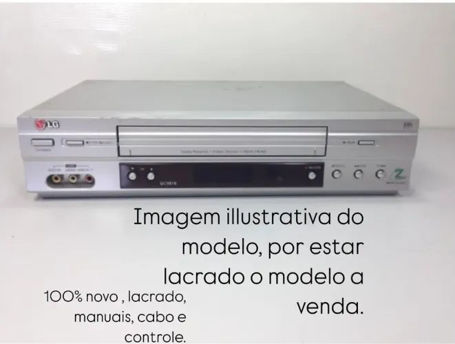 Vídeocassete LG Gc481b NOVO lacrado! Raridade 