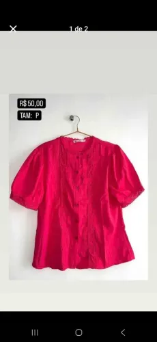 Blusa Rosa