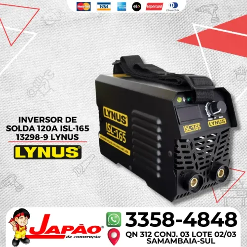 Inversor de Solda 120A ISL-165 13298-9 Lynus