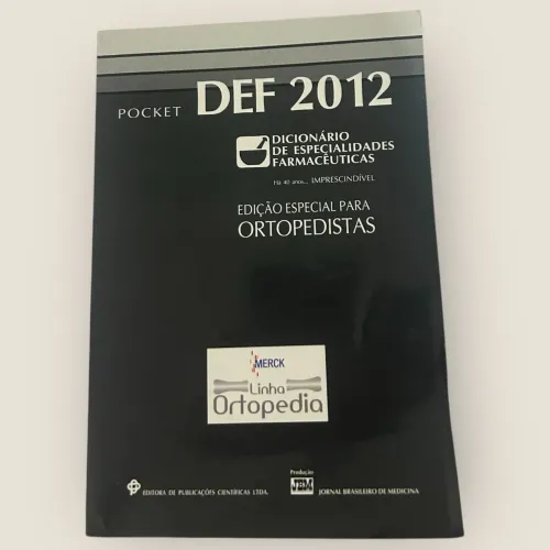 DEF 2012 Pocket Dicionário de Especialidades Farmacêuticas Ortopedistas