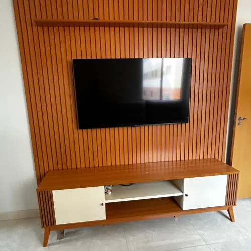 Rack + painel ripado
