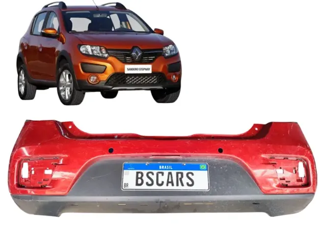Parachoque Traseiro Renault Sandero Stepway 2015 2016 2017 2018 2019
