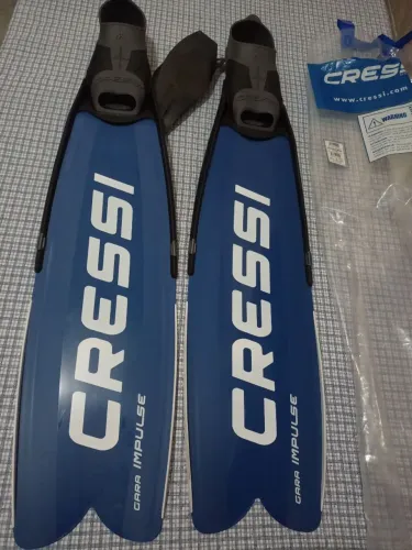 Nadadeira Cressi gará impulse modular, equipamento de mergulho,pesca sub , pé de pato