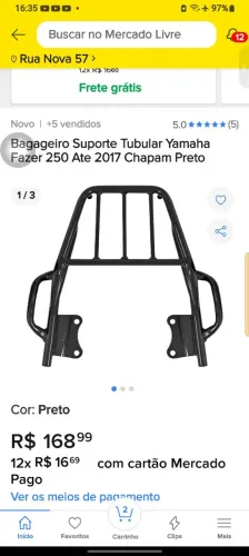  Yamaha fazer 250 até 2017