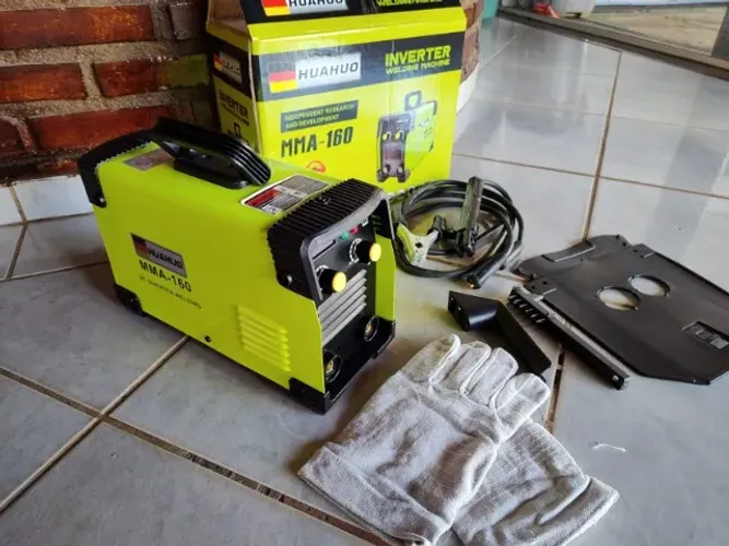 Máquina de solda inversora DC MMA-160 Máquina de solda manual portátil 220V