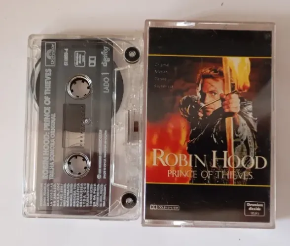 Trilha Sonora Em Cassete K7 Robin Hood O Príncipe Dos Ladrões Original