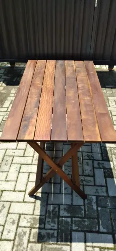 Mesa Dobrável de Itauba Envernizada 1,20 X 65