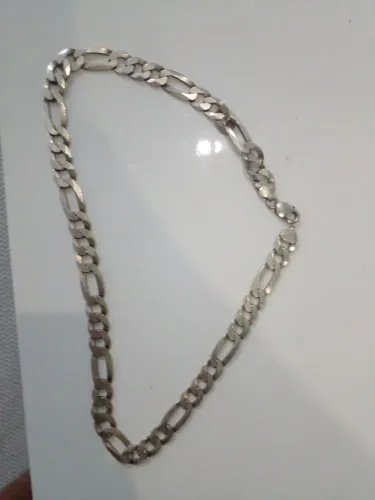 Corrente elo de prata