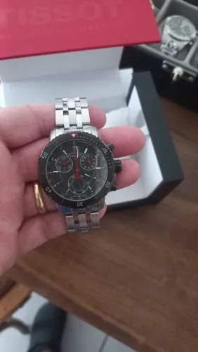 RELÓGIO TISSOT PRS (SPORT) *ORIGINAL* MOSTRADOR GRAFITE TODO EM AÇO EM EXELENTE ESTADO