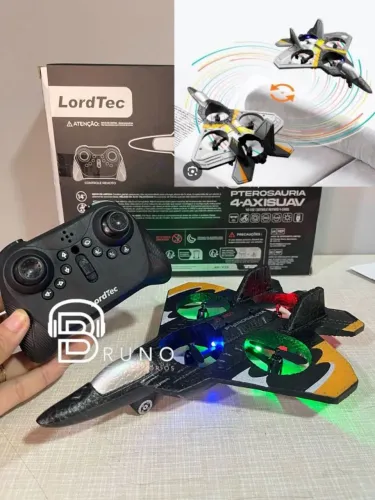 Aeronave brinquedo com controle remoto 