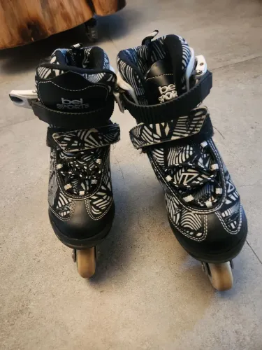 Patins Bel Sports Ajustável 31-34 - Usado, Bom Estado
