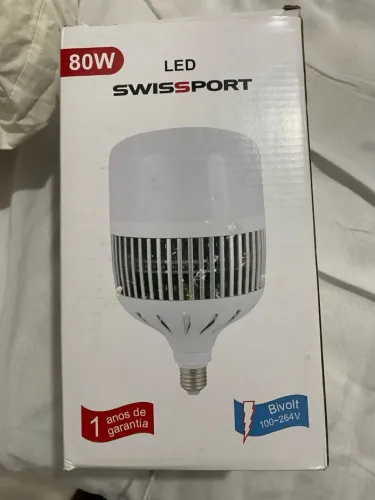 Lâmpada LED Swissport 80W Bivolt 