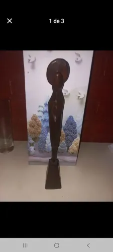 Santo, imagem em madeira maciça toda talhada a mão!!