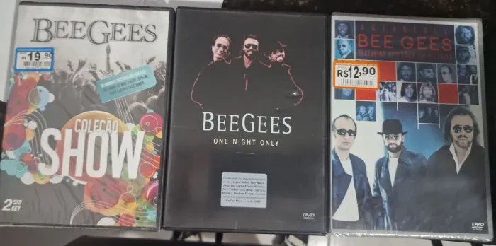 Coleção Dvds Bee Gees - Show, One Night Only e Anthology