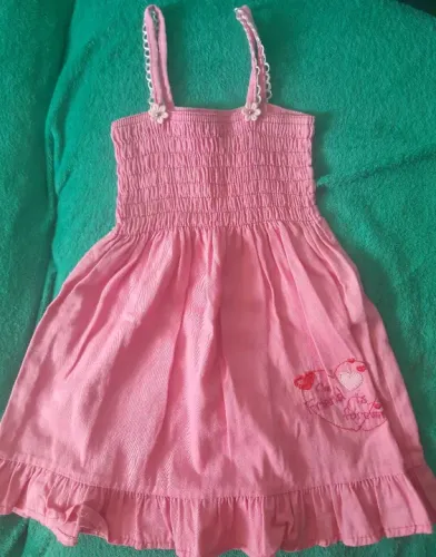 Vestido rosa tamanho 3