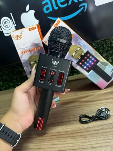 Microfone Karaokê com Alto Falante AL-917
