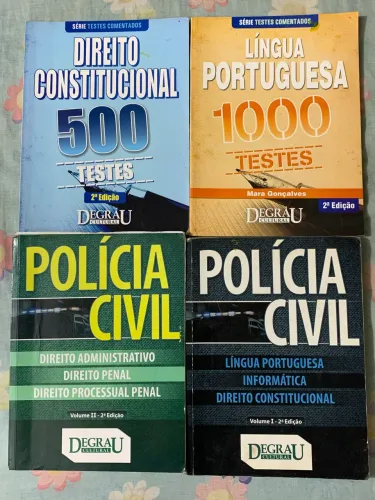 Coleção Apostilas Degrau Cultural Concursos Públicos Polícia Civil