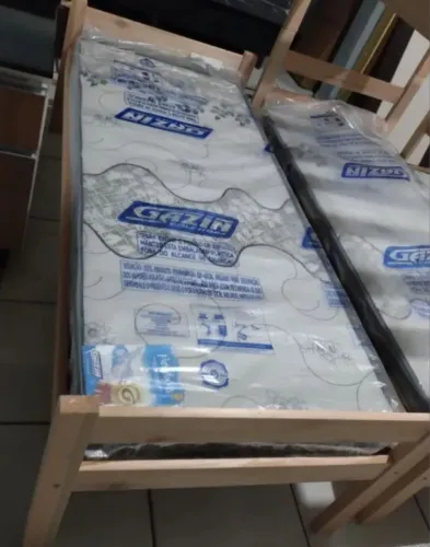 Cama de solteiro com colchão Gazin Solteiro PRODUTOS NOVOS NA EMBALAGEM