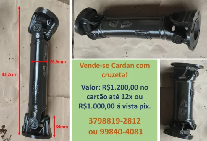 Cardan com Cruzeta