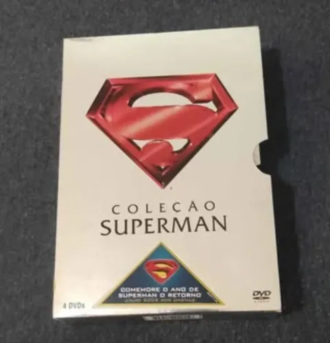 Coleção Superman - 4 DVDs + Superman O retorno 2005.
