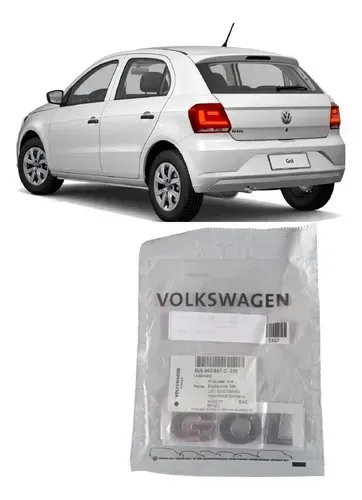 Emblema Cromado do Gol G5 G6 G7 G8 2013 a 2023 Original Vw- 5U6853687C739.