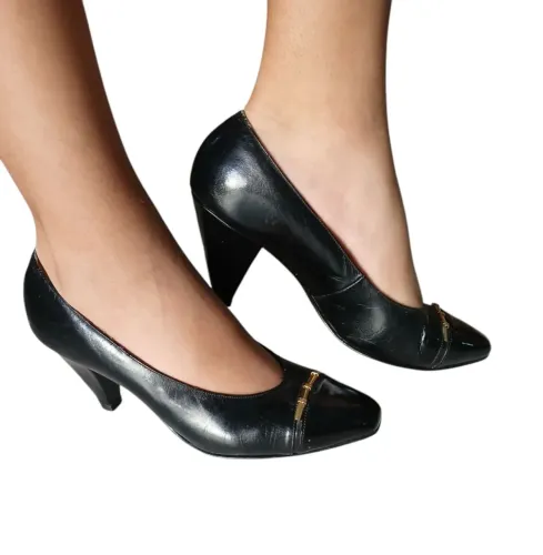 Sapatos de salto alto pretos Bally - TAM 34
