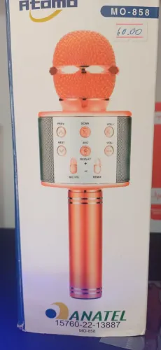 Microfone Karaokê Atom MO-858