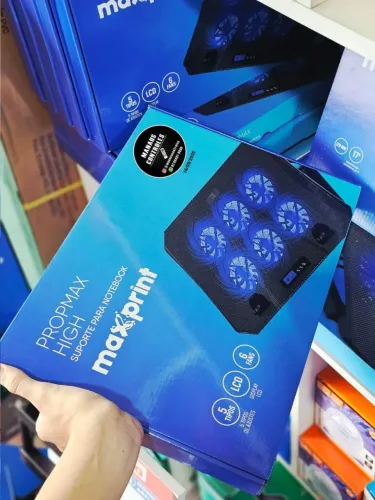 Suporte para notebook ventilação led 6