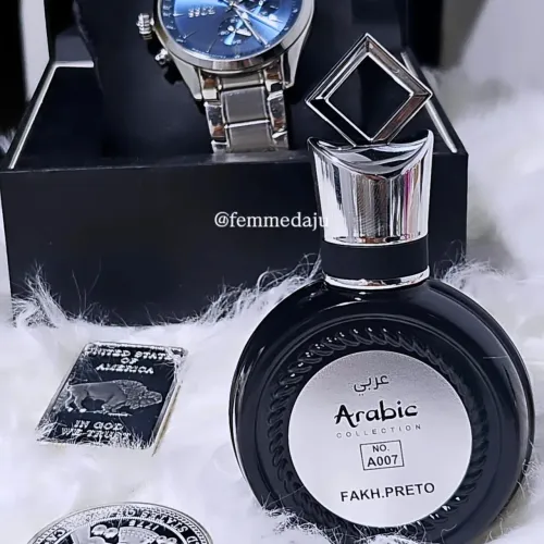 Perfume Árabe Fakhar Black miniatura 25ml