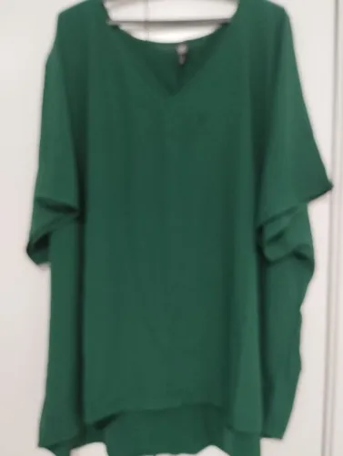Blusa verde feminina tamanho 5xl